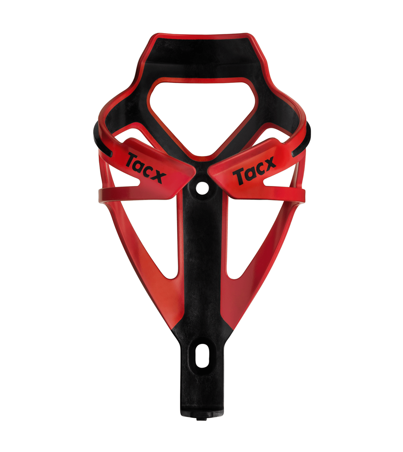 Tacx Deva flaskeholder Sort/rød