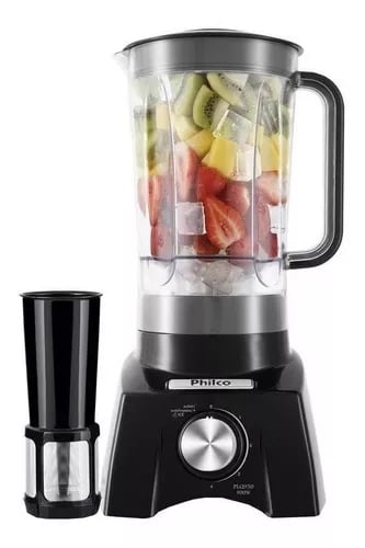 Liquidificador Philco PLQ950 2.7 L preto com jarra de acr&iacute;lico 220V