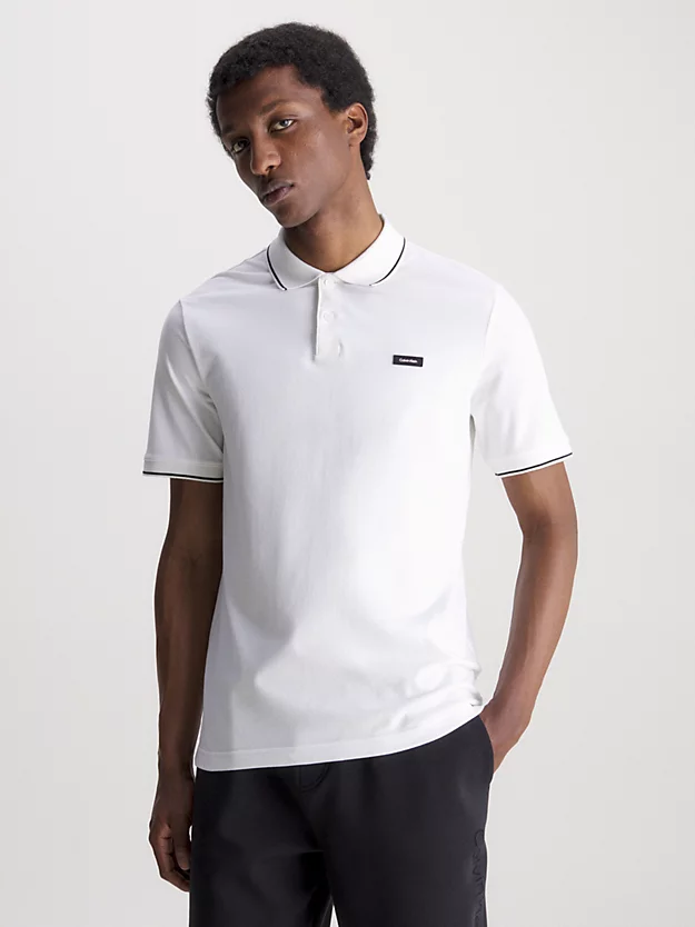 Camisa polo slim piqué