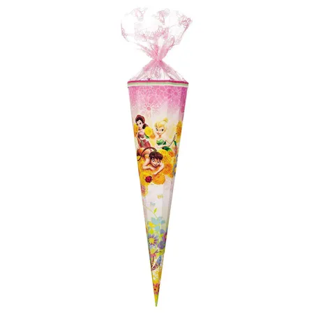 Nestler Schultüte Disney's Fairies Feengold 12-eckig mit Goldglitzer, 85cm
