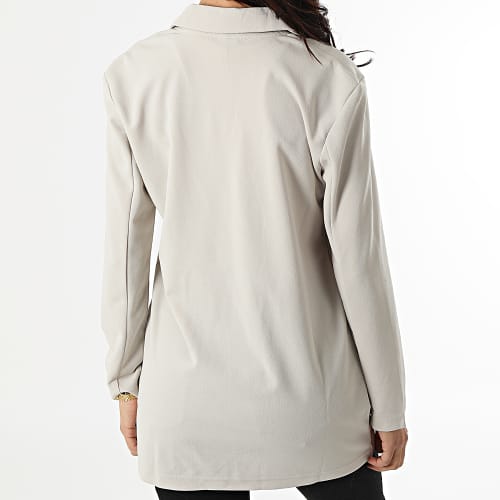 Veste Blazer Femme Geggo Beige