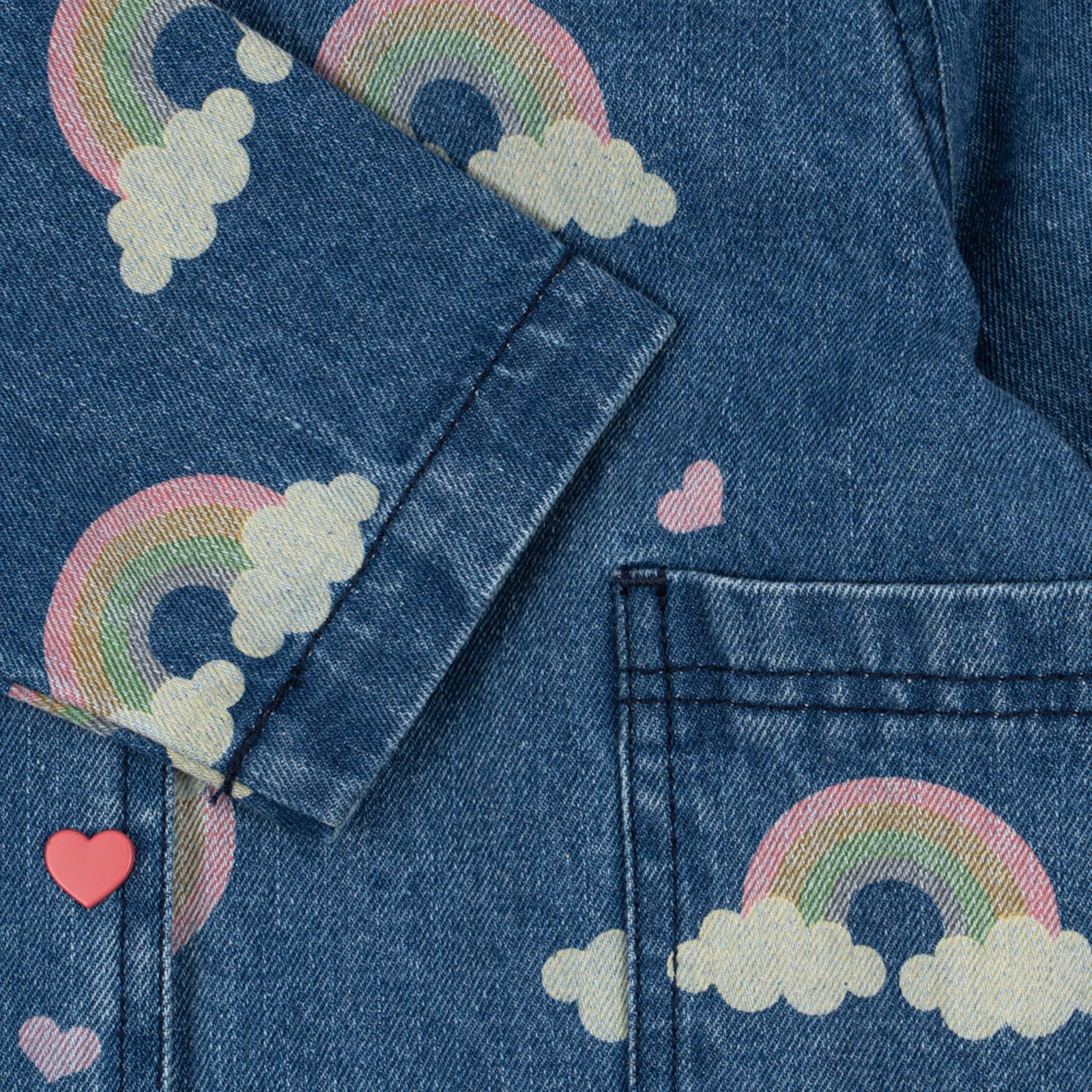 Jeansjacke Magot Denim Rainbow