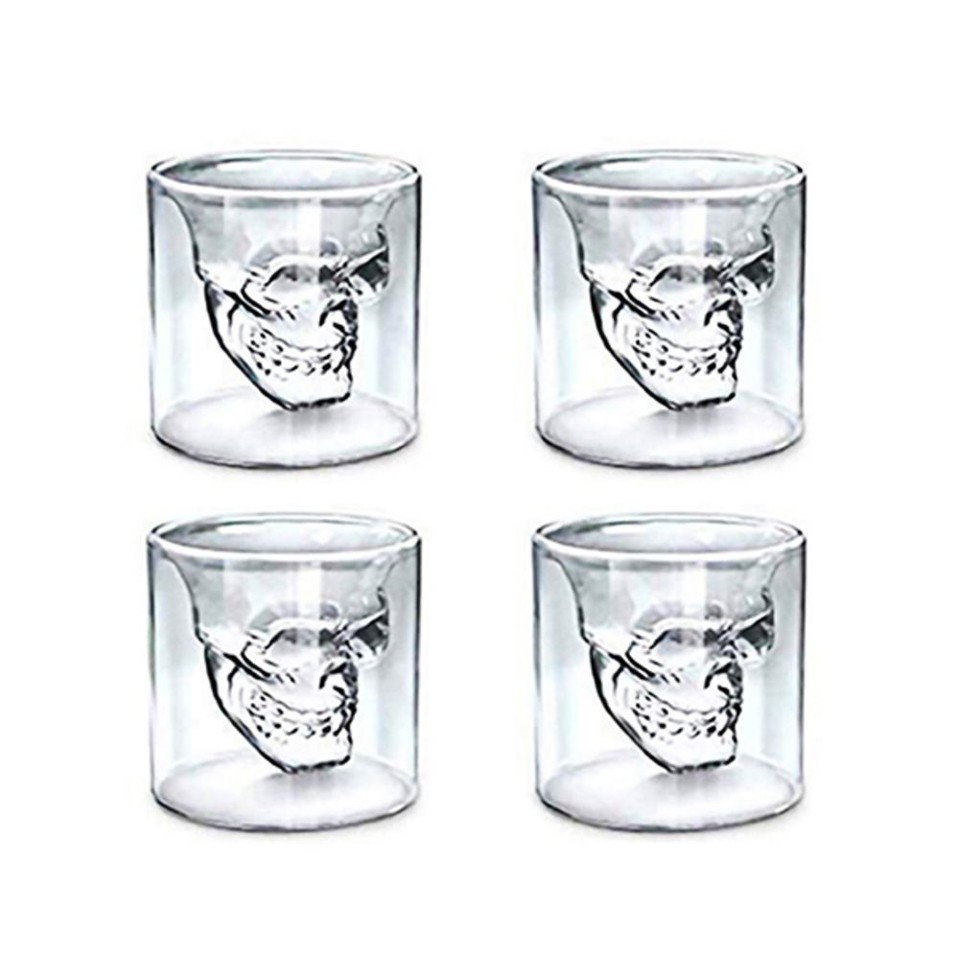 Winkee - Skull Shot Glasses - 25ml, Set of 4