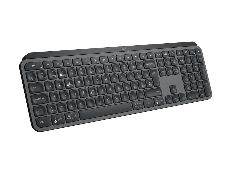 Logitech Tastatur Mx Keys for Business Komfortable Business-Tastatur mit «Logitech Flow»-Technologie und Logi Bolt Empfänger