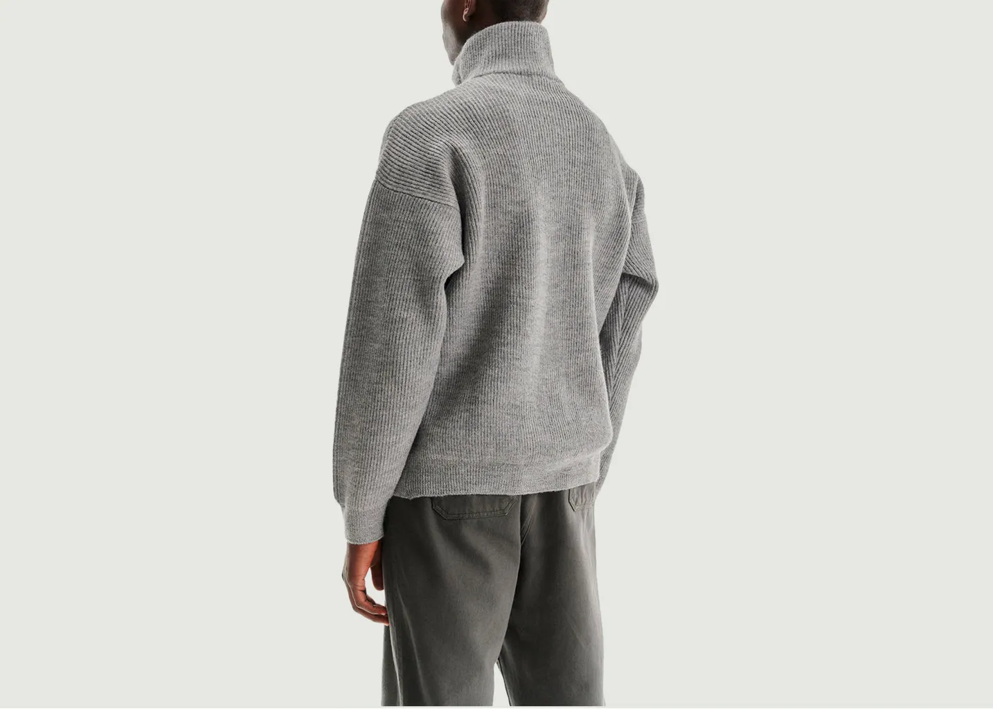 Pull en laine bio col camionneur Jasper noyoco
