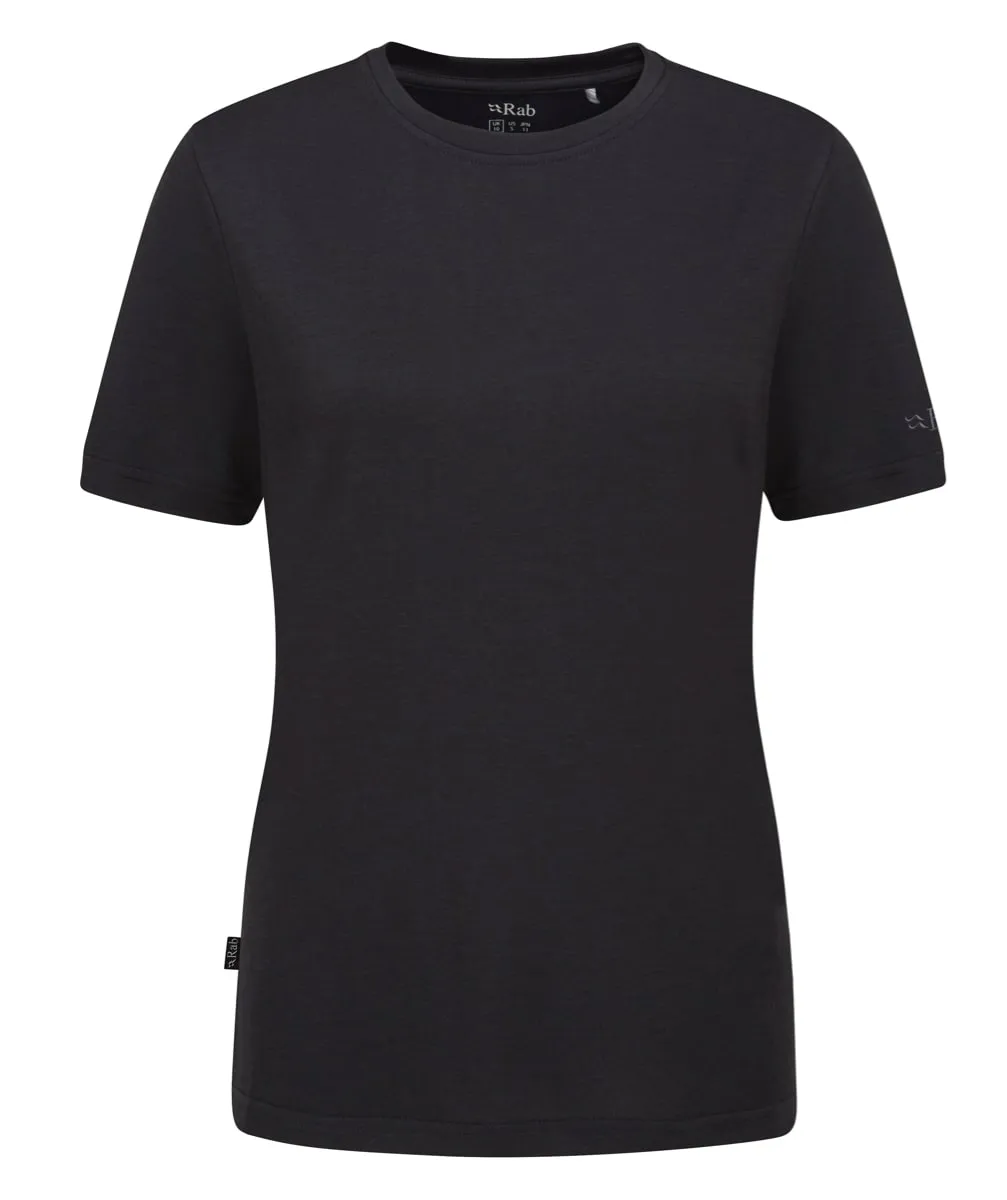 Rab Crimp Logo Tee Wmns Beluga