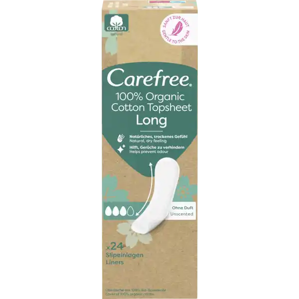 Slipeinlagen Organic Cotton Long