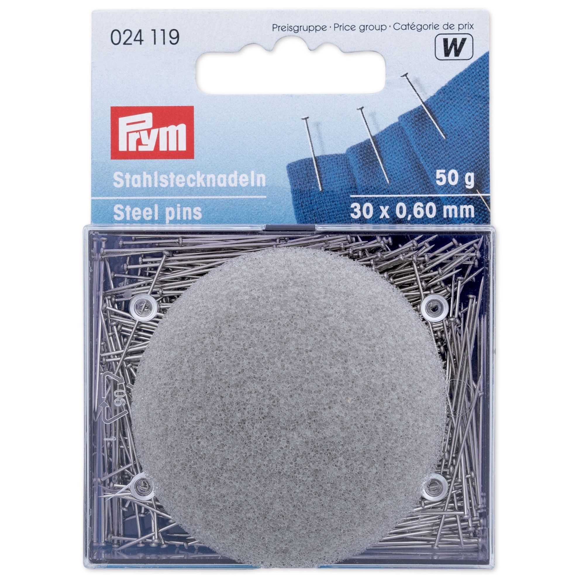 Prym knappenåler m/pute