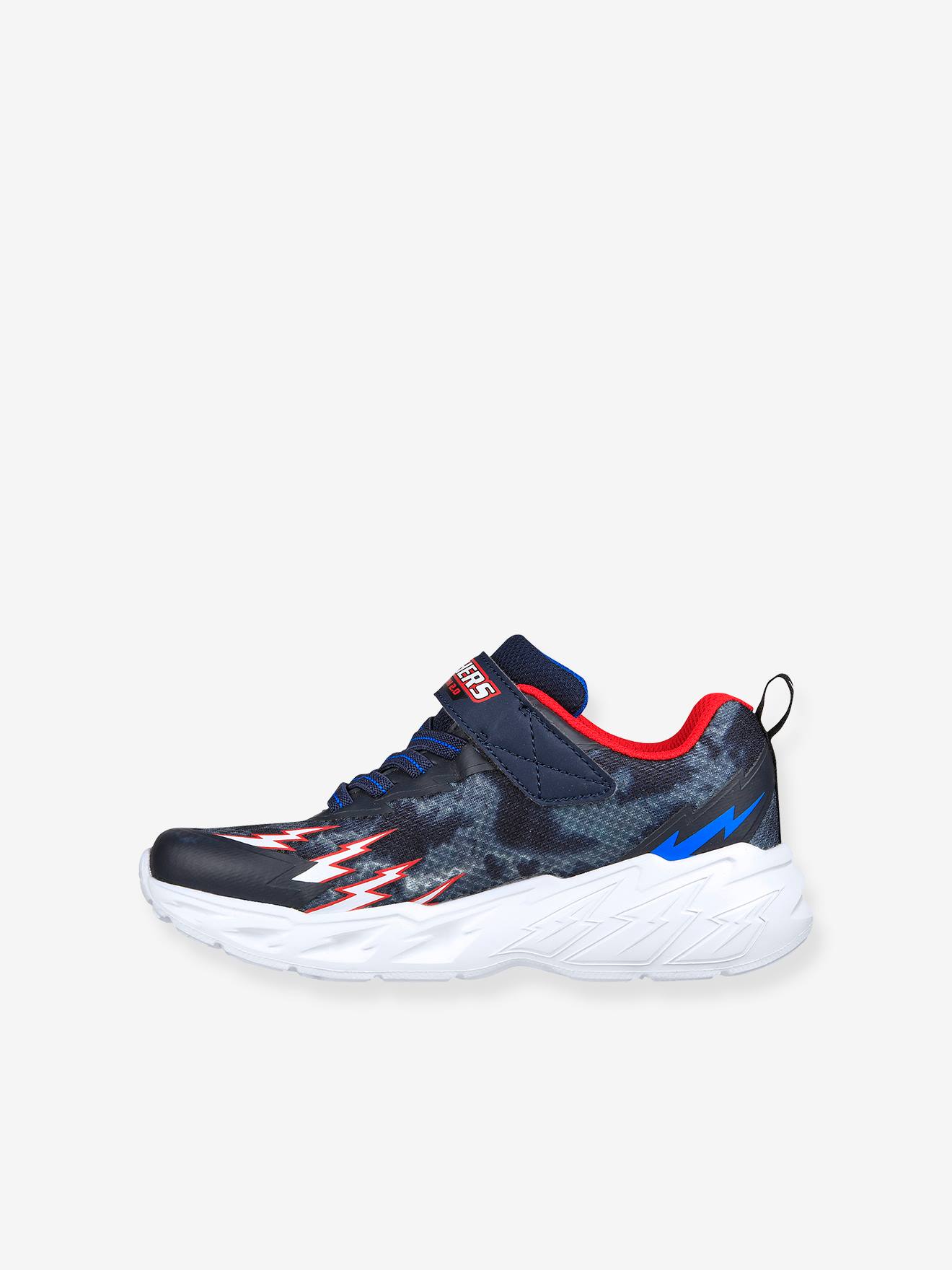 Tênis esportivo infantil Skechers® Light Storm 2.0 400150L-NVRD azul marinho
