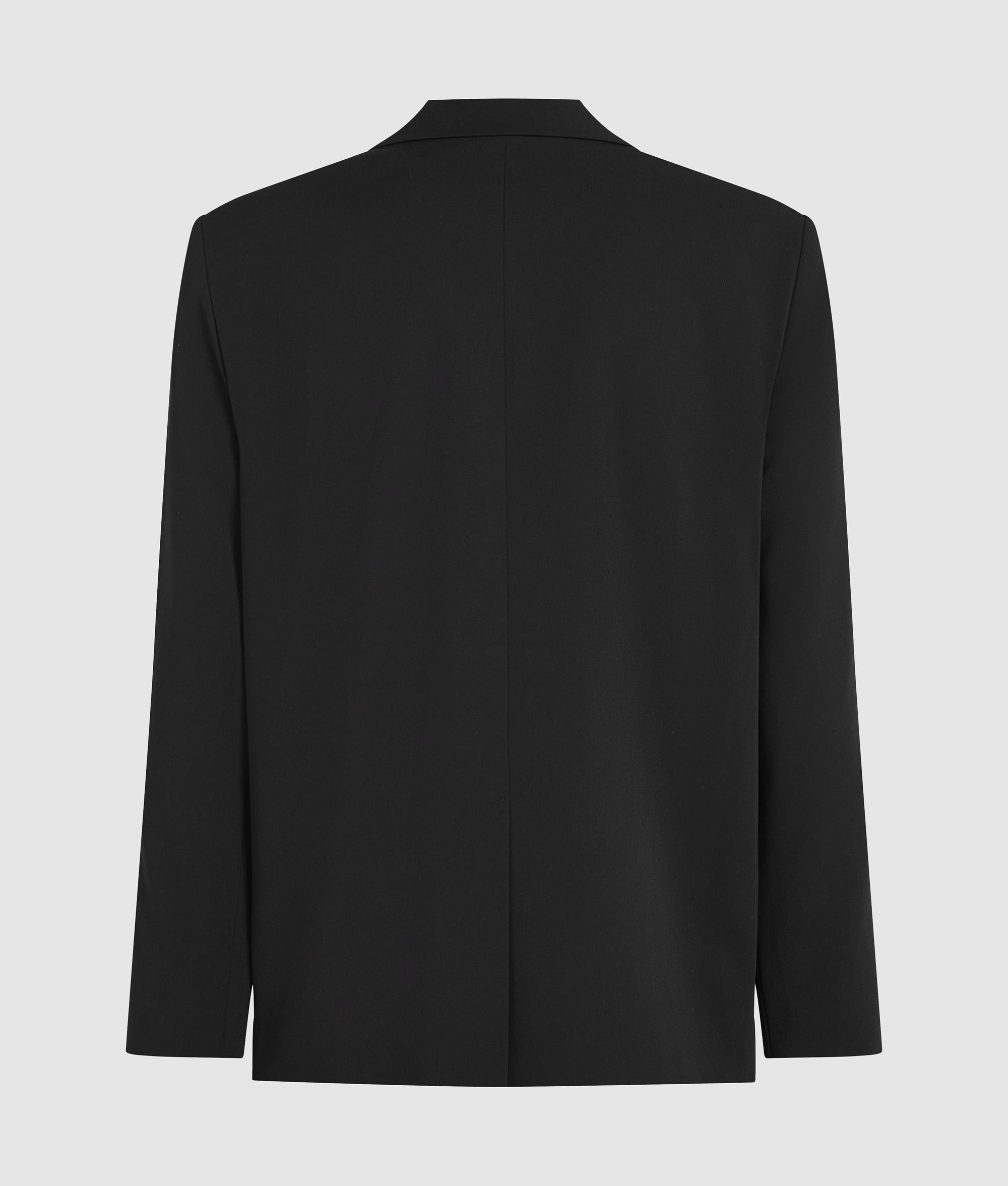 Denim blazer met panelen