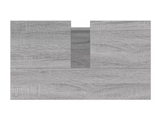 Armoire de bain sonoma gris 58x33x60 cm bois d'ingénierie