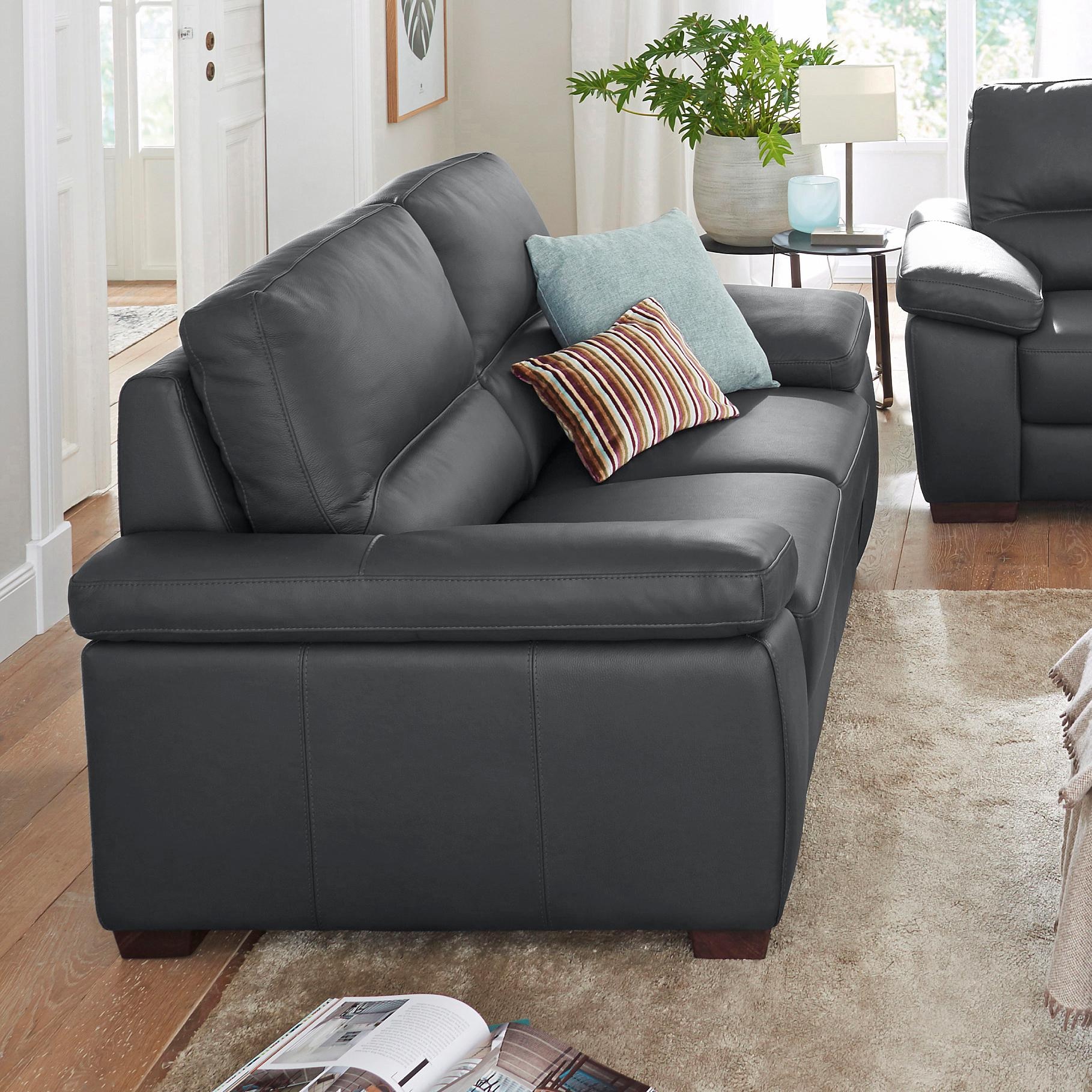 CALIA ITALIA 3-Sitzer »Gaia, hochwertiges Ledersofa mit erstklassigem Sitzkomfort« edles Design, in zwei hochwertigen Lederqualitäten