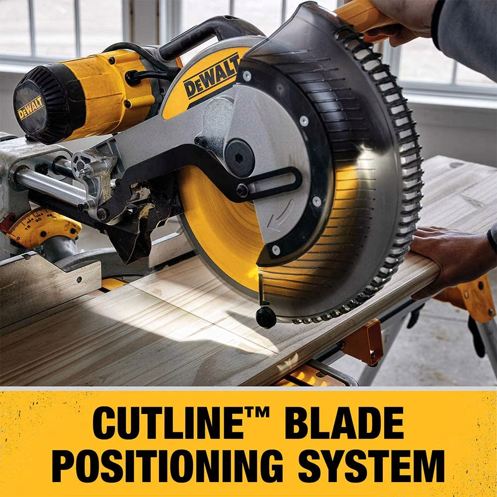 DEWALT DWS780 12-Inch Double Bevel Sliding Compound Miter Saw (DWS780) , Black