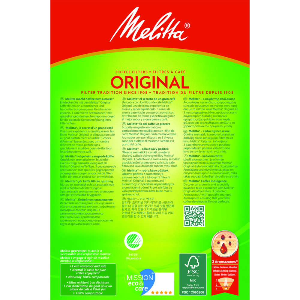 Melitta Filters 1x4 Bruin80 stuks