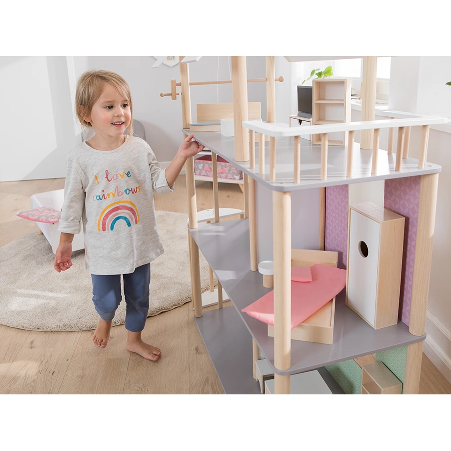 howa® Puppenhaus für Ankleidepuppen