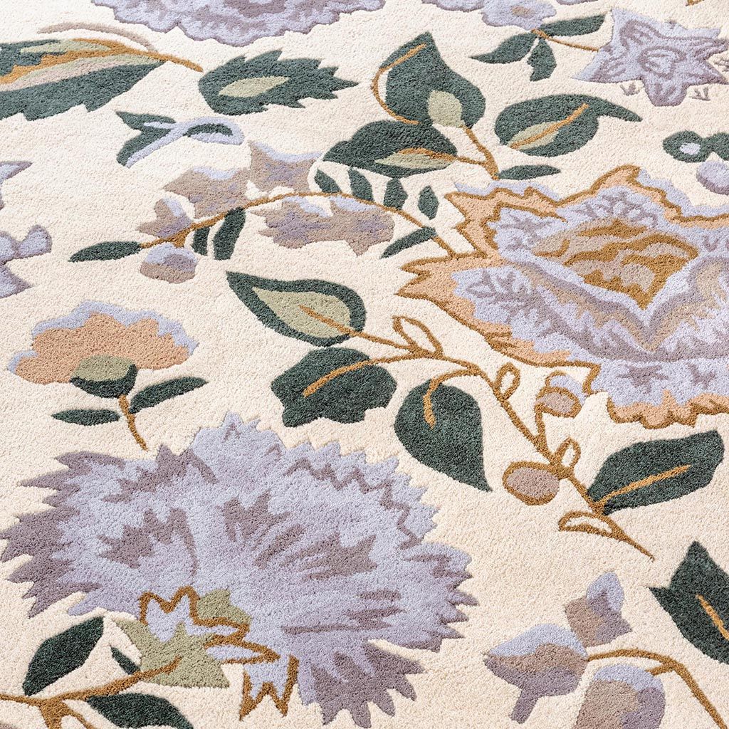 Vloerkleed Heather Purple Wendling Floral