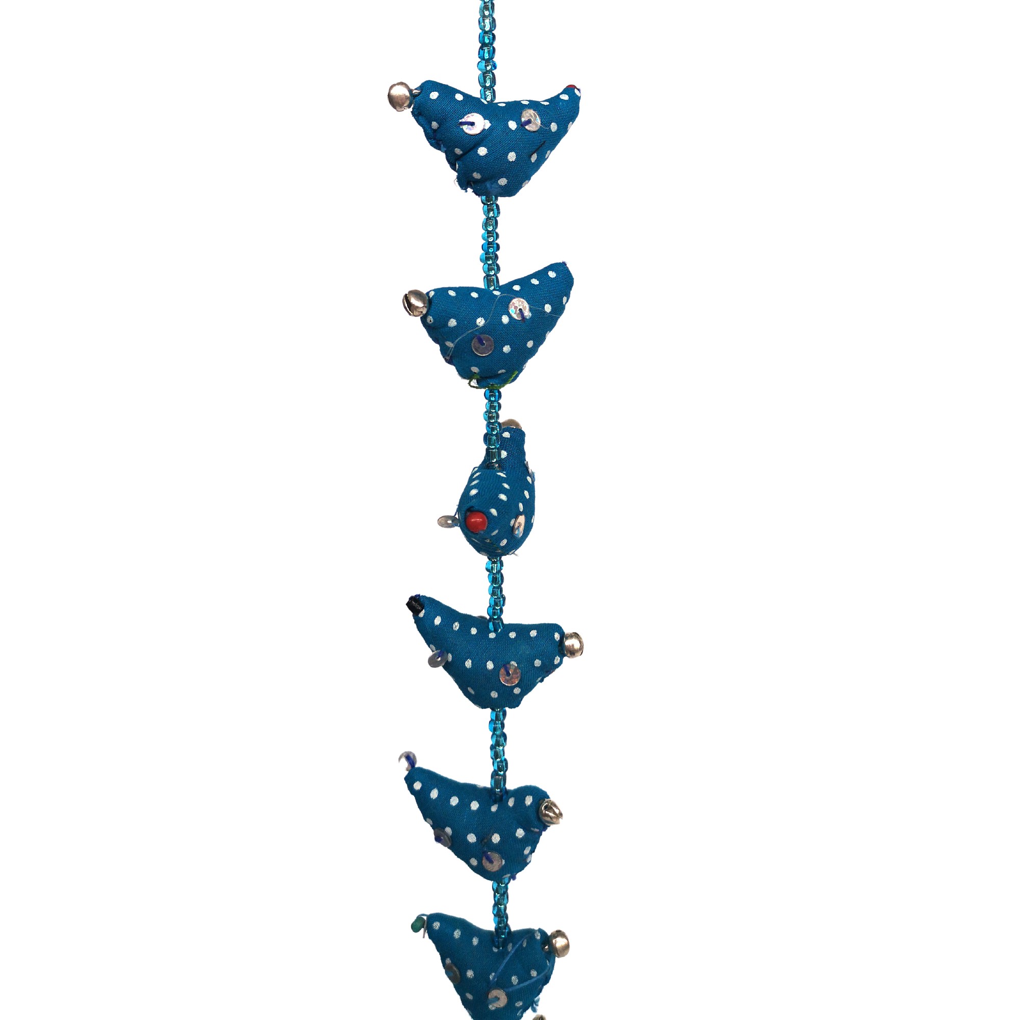 20er Girlande 'Vögel' hängend, türkis, T 4,5 cm, B 2,5 cm, H 125 cm günstig bestellen