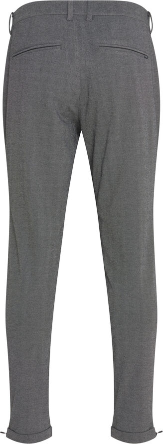 Casual Friday CFPORTMAN zipper pants Pants with z Smoked pearl melange