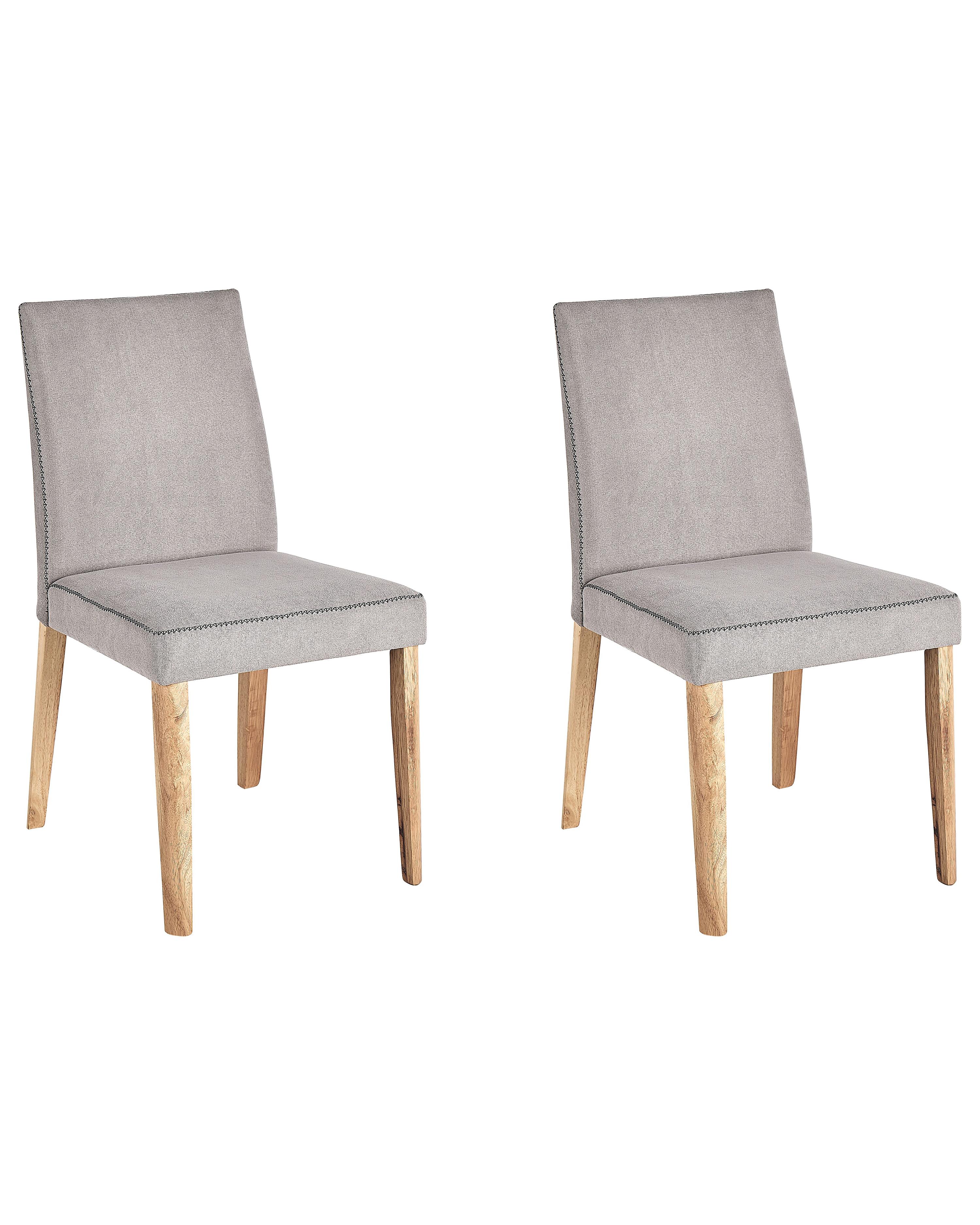 Set van 2 eetkamerstoelen PHOLA Grijs