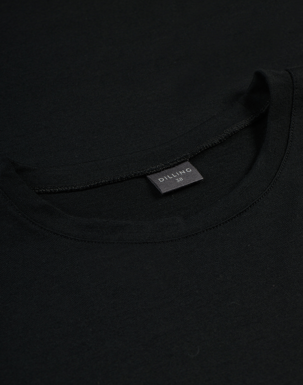 T-shirtjurk van merinowol voor dames in Zwart - Gratis
