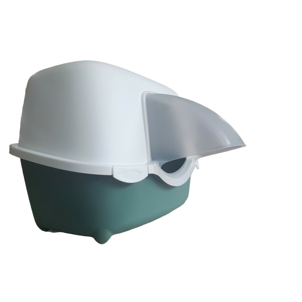 Maison de toilette pour extérieur 56 x 55 x h 39 cm vert pour chat