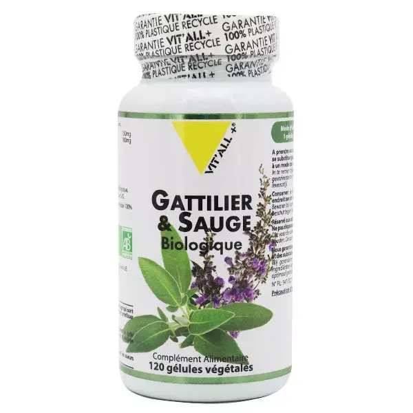 Vit'all+ Gattilier & Sauge 120 gélules végétales