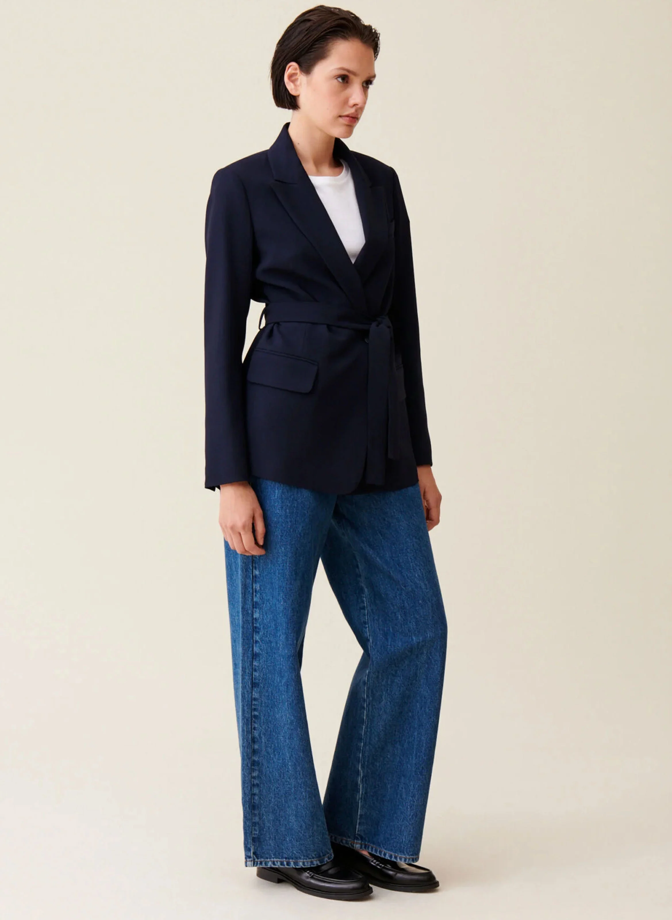 Veste de tailleur| Bleu