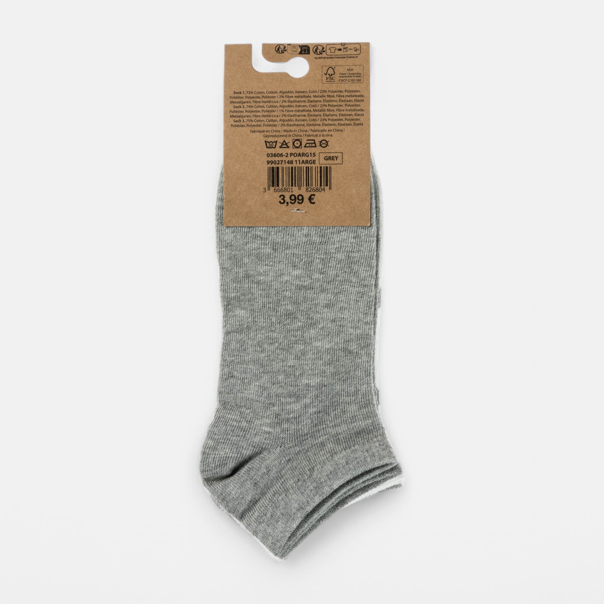 Chaussettes Femme argent