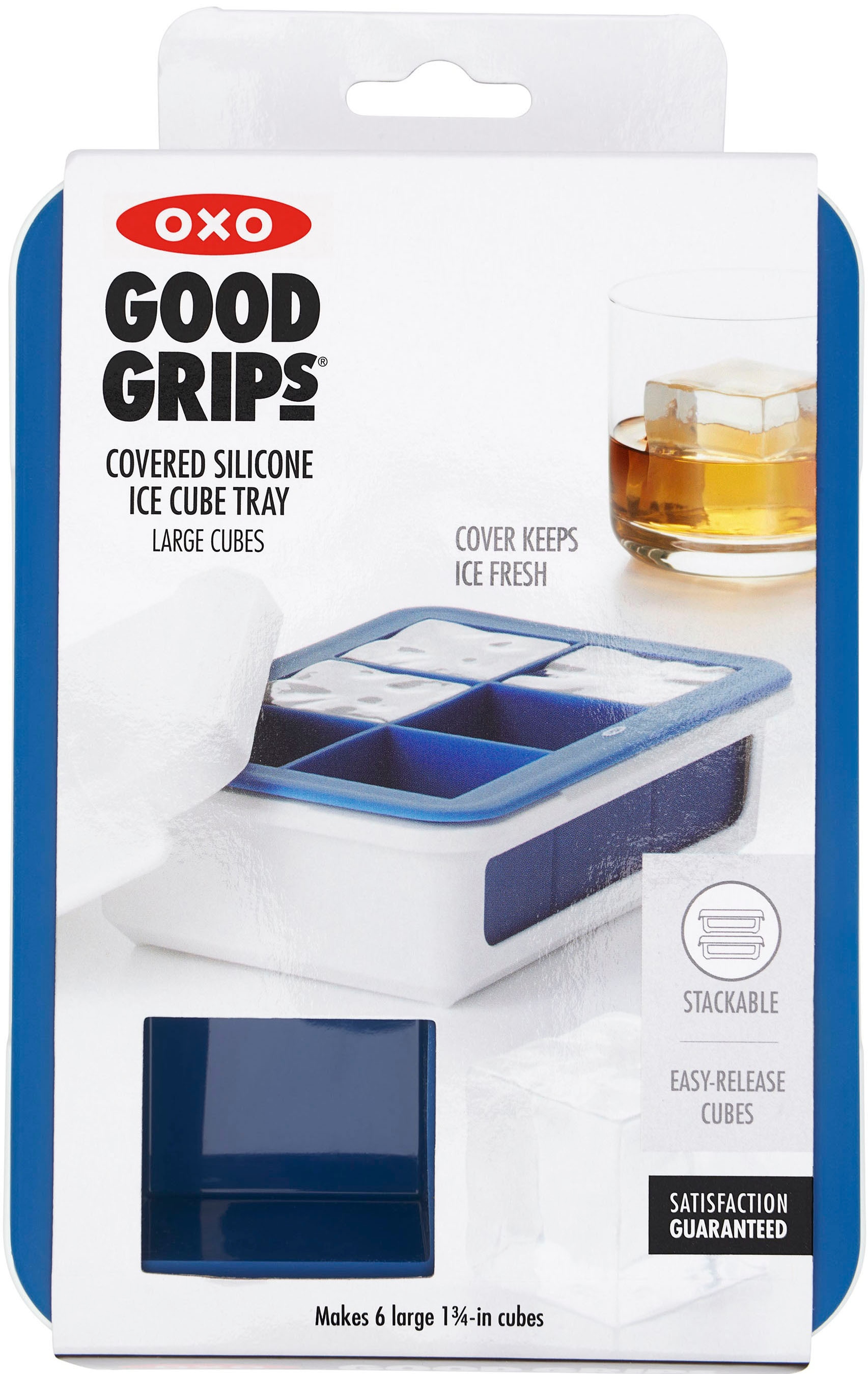 OXO Good Grips Eiswürfelform »XL« auslaufsicher, mit Deckel, Silikon