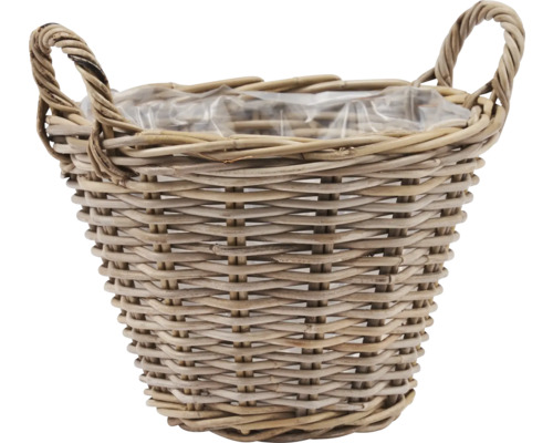 Plantenmand van natuurlijke vezels Elite 30 x 39 x 30 cm bruin