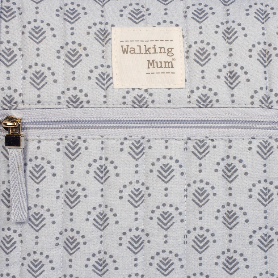 Walking Mum Wickeltasche Indian Ash grau