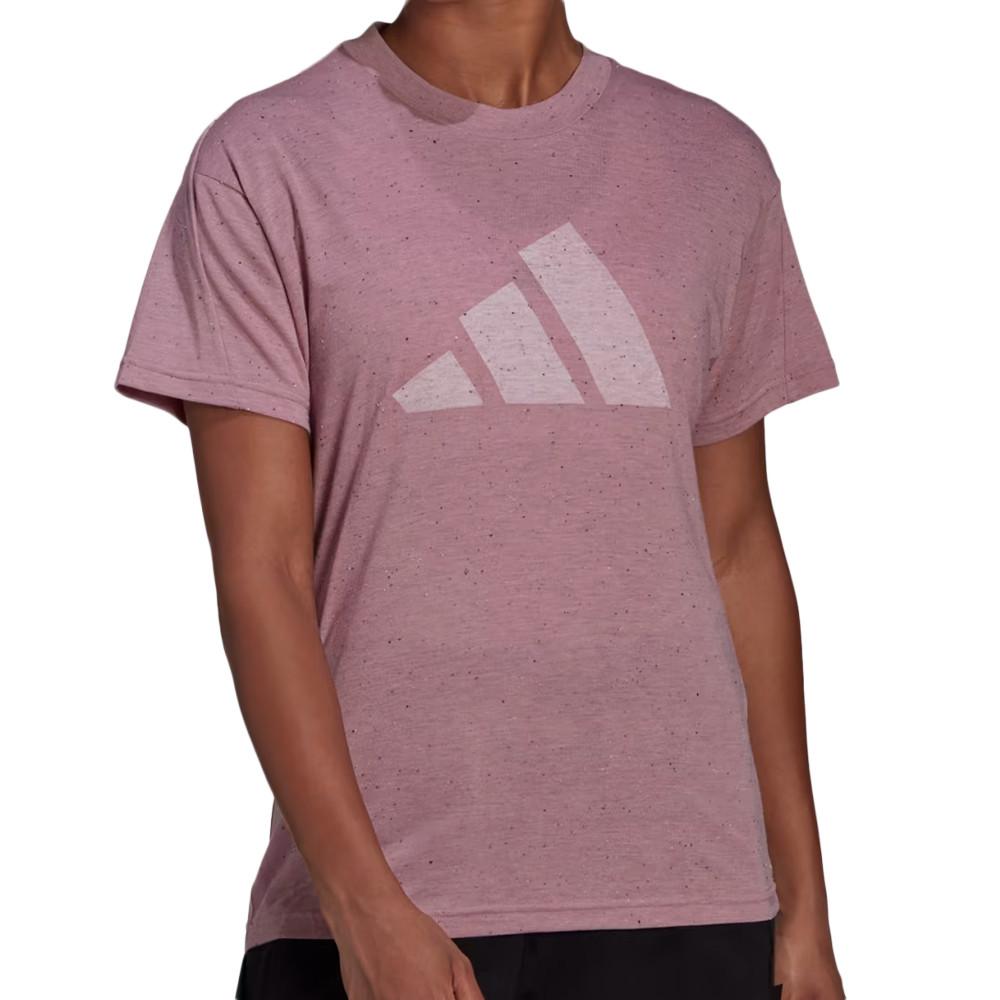 Adidas T-shirt Mauve Femme Adidas Winners 3.0