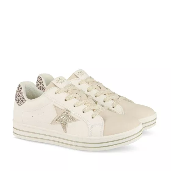 Baskets BLANC LOVELY SKULL