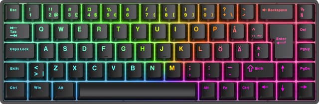 NOS C800 MAGNETIC 65 RGB HALL EFFECT BLACK