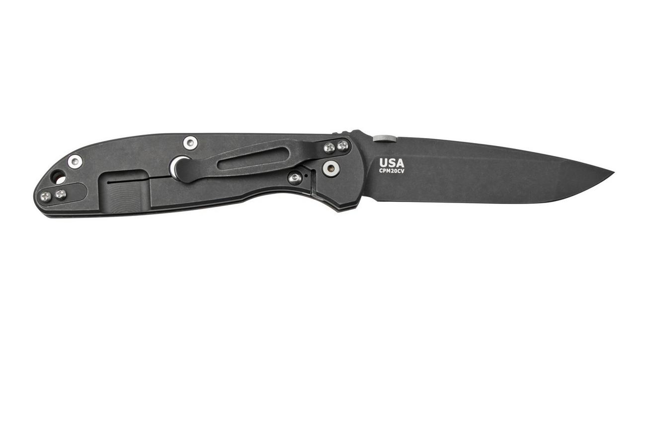 Rick Hinderer FireTac Spanto Battle Black,  Red G10, zakmes