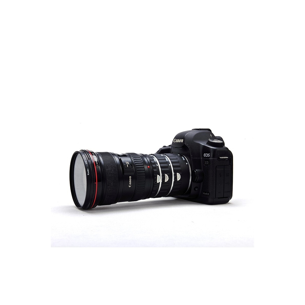 3 pakke 21 mm 31 mm 13 mm makro objektivringadapter for Canon EOS DSLR-kameraer Sølv