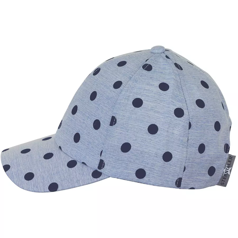 Sterntaler Baseball-Cap Punkte himmelblau