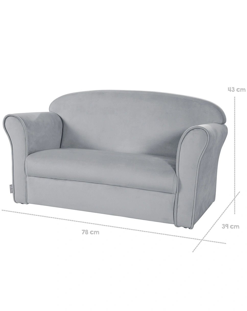 Kindersofa mit AL LIL SOFA (Farbe: grau)