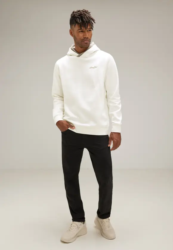 Hoodie Sweasthirt mit Kapuze - broken white