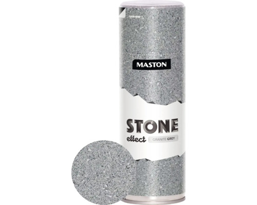 Maston Stone Effect Spuitverf, Granietgrijs, 400 ml