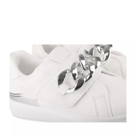 Baskets BLANC LOVELY SKULL