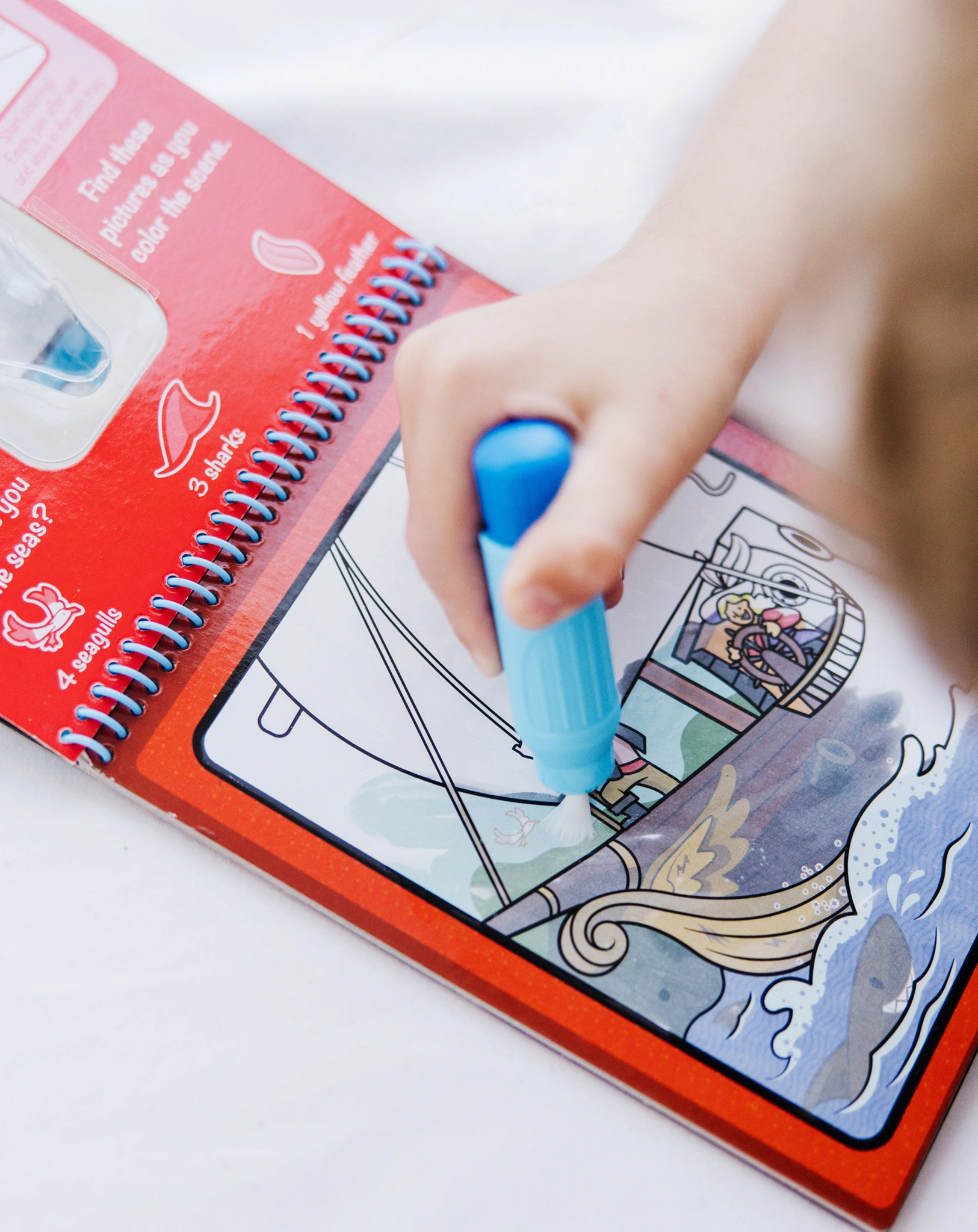 Malblock WATER WOW! - ABENTEUER mit Stift