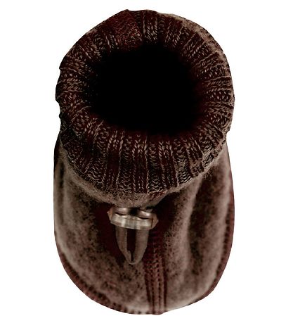 Joha Krabbelschuhe - Wolle - 2-lagig - Braun