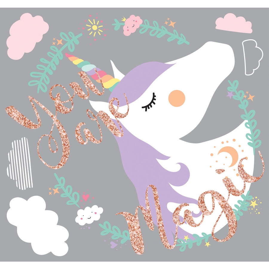 Room Mates Einhorn You are Magic Mehrfarbig