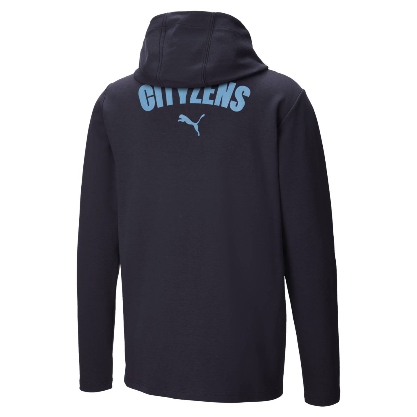 PUMA Manchester City Casuals Vest 2024-2025 Donkerblauw Blauw
