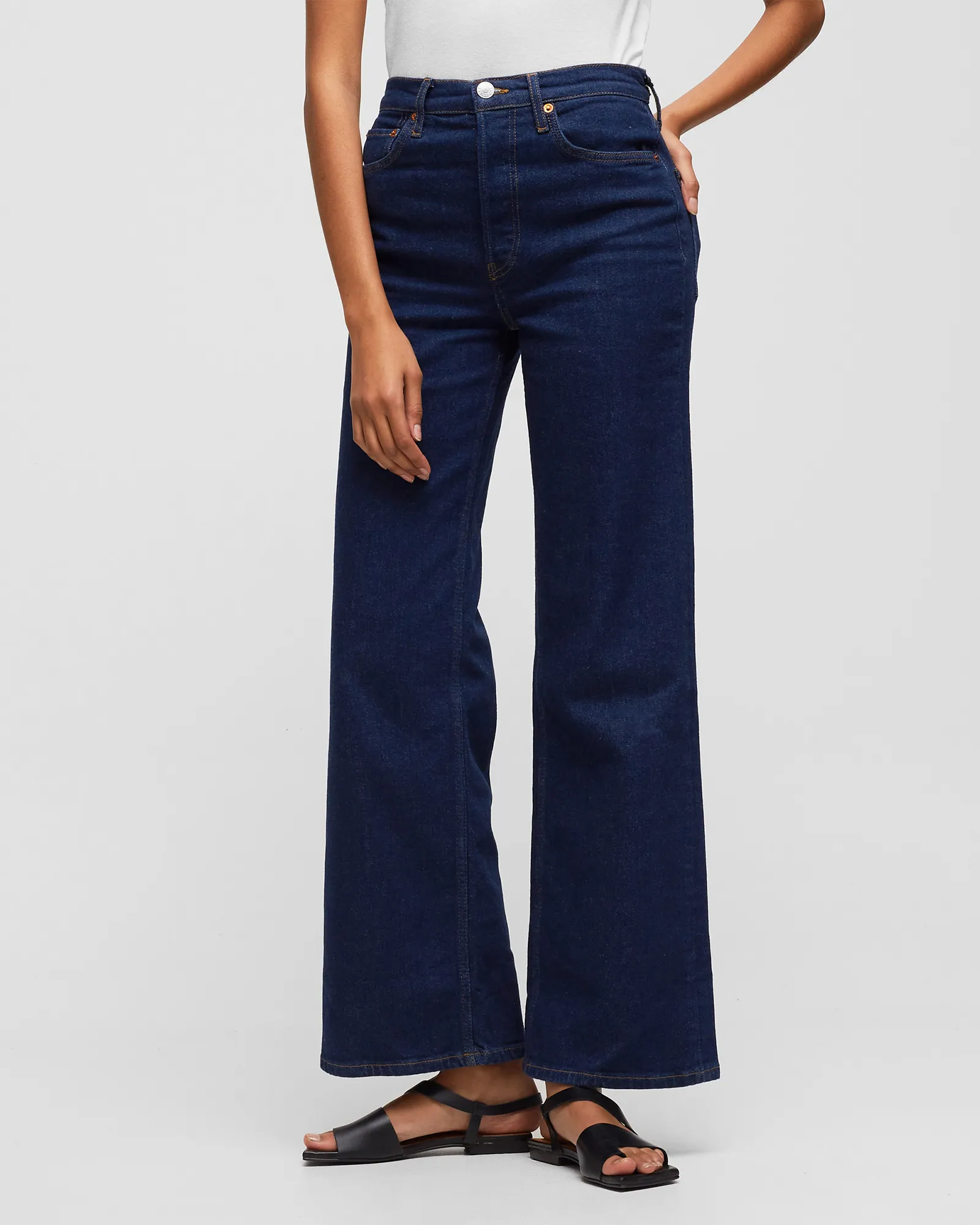 Re/Done 70S ULTRA HIGH RISE WIDE LEG