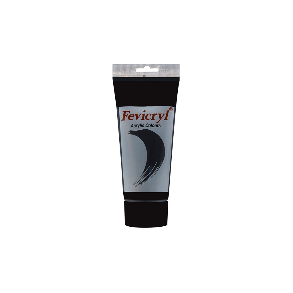 Tube de peinture acrylique mars noir 200ml