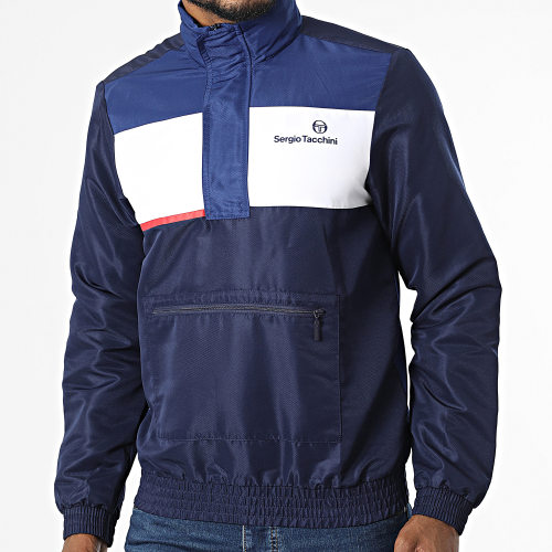 Sweat Col Zippé 39527 Bleu Marine