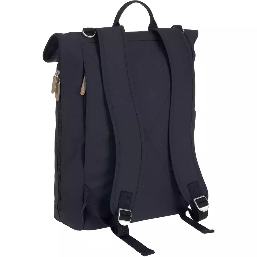 LÄSSIG Wickelrucksack Rolltop Backpack night blue