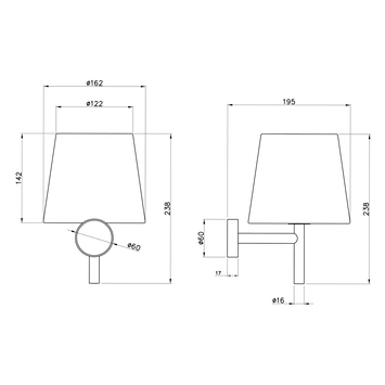 Spiegelverlichting Castor 30 LED